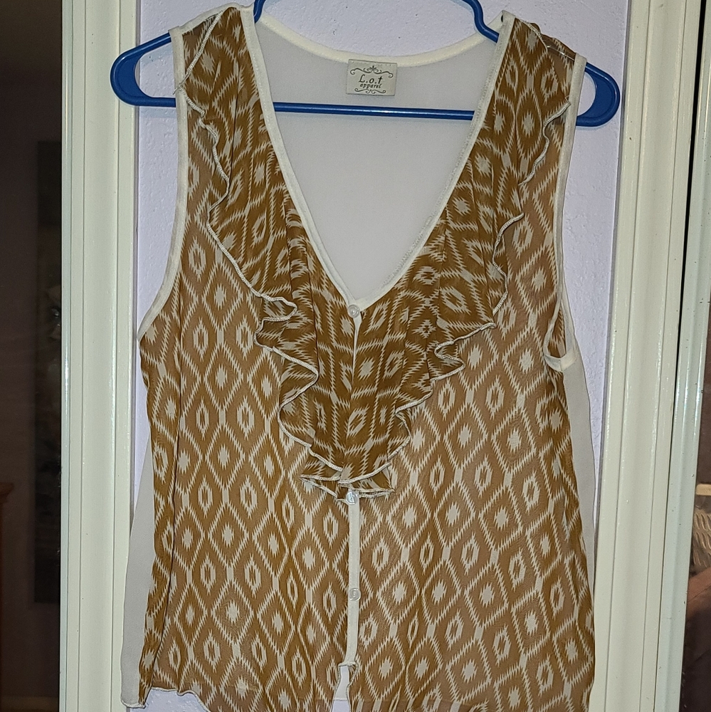 L.o.T. apparel L sheer top